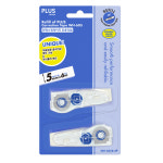 플러스 수정테이프 리필 PLUS WH-605 리필 2P 화이트 : 문구맛집