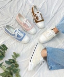 [모브딜라잇shoe] 페이크 퍼 레이스업 배색 스니커즈 (4color) g1217 : 모브딜라잇