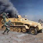 아카데미과학 1/35 독일 하노마그 장갑차 13540 프라모델(Sd kfz 251 1 Ausf C) : 빅애플프라모델