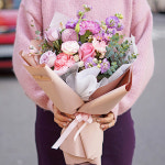 졸업식 꽃다발 축하 생일 기념일 생화 꽃선물 생화꽃다발 드라이플라워 : URBAN FLOWER