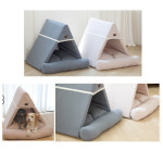 도그캐츠 삼각하우스 L 69cm X 60cm X 67cm 기능성원단 강아지하우스 국내제작 : 훼밀리펫