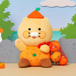 카카오프렌즈 제주에디션 감귤망을 든 춘식이 인형 : 네오샵512