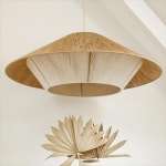 레트로 조명 복고풍 엔틱 분위기 램프 일본식 샹들리에 라탄 테이블 : 영앤골드