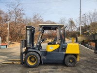 두산 노랭이 4.5톤 더블타이어 디젤중고지게차 : 바른중고지게차아울렛