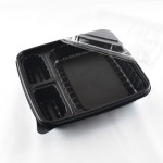 왕돈가스용기 덮밥용기3칸 200세트(JH) : 세모팩몰