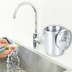 슈퍼센트 스텐 음식물쓰레기통 음식 음쓰통 3L : 슈퍼센트마켓