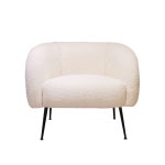 [930퍼니처] 쥬디스소파 1인 코튼화이트 병원 네일샵 미용실 대기석 패브릭 쇼파 MPL : 930퍼니처