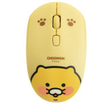 카카오마우스 춘식이마우스 캐릭터 무선 pc 노트북 귀여운 휴대용 사무용 저소음 볼빨간 : 청춘잡화상