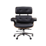 사무 중역 의자 Eames 가죽 보스 홈 현대적인 미니멀리스트 사무실 컴퓨터 오랫동안 편안한 하이 백 이그제큐티브 : 퍼니치드