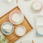 한국도자기 본차이나 블루밍플라워 2인세트 10pcs 화사한 그릇 : 케이-애드