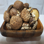 유기농 마니네농장 말린 표고버섯 참나무 야채수 채식 : 마니네농장