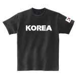 태극기 티셔츠 KOREA 코리아 로카 반팔 운동복 자전거 헬스복 커스텀 주문가능 단체복 : 모이다코리아
