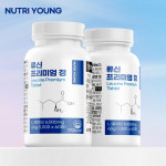 류신 단백질 타블렛 루신 노인 단백질보충제 뉴신 효능 근류신 2개월 60캡슐, 1개 : 뉴트리영