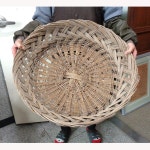 세월 깊은 싸리소쿠리 채반 65cm 전통소쿠리 민속품 : 6090추억상회
