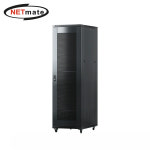NETmate NM-S1800PD 타공문 서버랙(블랙) : 퍼니케이블