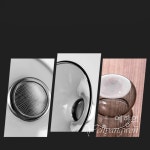 [다도 다기] 예향원 고붕규산 유리공예 묵경 차거름망 세트 E-9531 : 예향원