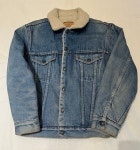 85년도 한주통상 생산발 리바이스 오렌지탭  쉐르파 트럭커 자켓 : 울트라마린빈티지