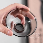 [다도 다기] 예향원 고붕규산 유리공예 묵경 차거름망 세트 E-9531 : 예향원