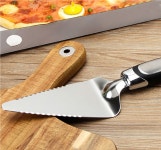 피자 서버 뜨개 뜨기 스텐 주걱 스패치 식당 파이 업소용 스페치 빵 뒤집게 뒤집개 뒤집기 : 샐리컨셉