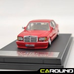 오토모듬 마스터 1:64 메르세데스 벤츠 S 560SEL W126 / JDM 스타일 - 레드 : 오토 모듬