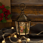 메종드봉봉 육각 오르골 스노우볼 / 크리스마스 소품 장식 : 메종드봉봉