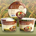 현미즉석국수 멸치국수 맛 92g x 5개 : 온더블루문