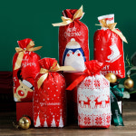 크리스마스용품 선물포장봉투 사탕 쿠키 양말포장 선물주머니 (50매) : 베리구즈