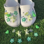 [역대최고 ] 헬로베어 파츠세트 (10ps) 케어베어 위비츠 클로그 슬리퍼 참 실내화 호환 커플 곰돌이 : 위드나이엘