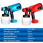 전동 공구  ONEVAN 800ml 무선 전기 스프레이 건 가정용 살균 페인트 분무기 Makita 18V 배터리 용 2Pcs : 핀지직꾸