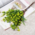 인공 과일 플라스틱  크리스마스 장식 홈 웨딩 트리 인조 꽃 식물6 개/묶음 : 종판mall