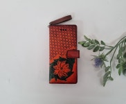 [광주 예인공방] 오렌지 카빙 폰케이스 - 지폐수납형 : 예인공방