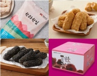 한과 찹쌀모듬세트 3kg 찹쌀 과즐 강정 쑥 깨 흑임자 유과 강릉경동한과 : 경동한과