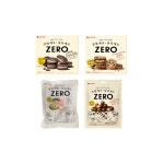 롯데 ZERO 4종세트(크런치초코볼 140g, 카카오케이크 171g, 초콜릿칩쿠키 168g, 후르츠젤리 238g) : 이레마켓몰