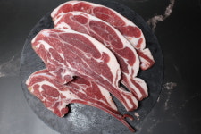 [냉동] 호주산 양사각갈비 1000g  프리미엄 양고기  캠핑 바베큐용 특수부위 구이용 : 요기고기