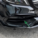 탄소 섬유 앞 립 스포일러 스플리터 벤츠 호환 A 클래스 W176 A200 A250 A45 AMG - ABS 자동차 사이드 카나드 장식 : 퍼니샵1