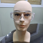 투명고글 보안경 보호안경 눈보호 안경위착용가능 : 대한산업