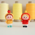 [코바늘 DIY] 쁘띠돌스 뜨개질 뜨개 코바늘 인형 키링 키트 패키지 : 바이브리