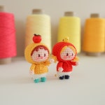 [코바늘 DIY] 쁘띠돌스 뜨개질 뜨개 코바늘 인형 키링 키트 패키지 : 바이브리