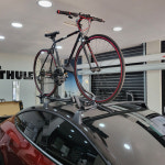 테슬라 자전거캐리어 툴레 프로라이더598 블랙, 테슬라 순정 기본바 별도, 테슬라 자전거 거치대 자전거랙 툴레 프로라이더598, 테슬라 루프랙... 