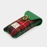 뷰라움 해리스 트위드 1구 파우치 산타 케이스 안경케이스 안경파우치 안경보관함 Harris tweed storage : 뷰라움