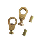 자동차 밧데리 터미널 배터리터미널 단자 순동 커버형 음극양극 2개 1세트 : 앗싸유통