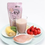 이지푸드 닭가슴살 쉐이크 한끼뚝닭 달콤한 맛 30팩 /단백질 : 랭킹닭컴