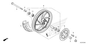 혼다 비젼110 VISION110 앞 브레이크디스크 : 혼다모터사이클 당진점
