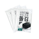 프리미엄 두번 구운 돌김 30매 밥위킴 무조미김 : 밥위킴