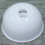 페르비타 샐러드 믹싱보울 법랑용기 대 1개-24cm/4.2L 핑크라인+화이트 양푼 : 나무하늘