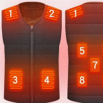 등산 발열조끼 겨울 난방 충전 조끼 남성 usb 따뜻한 전신 일정한 온도 전기 난방 중년 및 노인 플러스 벨벳 조끼 : 치폴레샵