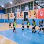 농구 클럽 법원을 위한 Beable 실내 PVC 단풍나무 스포츠 지면 : 서현5 수정