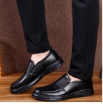 베이직 디자인 신발 남성 겨울 기모 안감 슬립온 로퍼 : 재화네