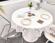 감성 인테리어 스퀘어 레이스 테이블보 협탁보 3size : 더비츠로