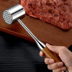 스테인레스 스틸 고기 망치 주방 Beefs 돼지 Tenderizer 스테이크 도구 정밀 캐스트 해머 가제 : 서현5 수정